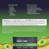 Thumbnail for Omega 3 Bar™ - Apple Almond Crisp - Box (4 Count)