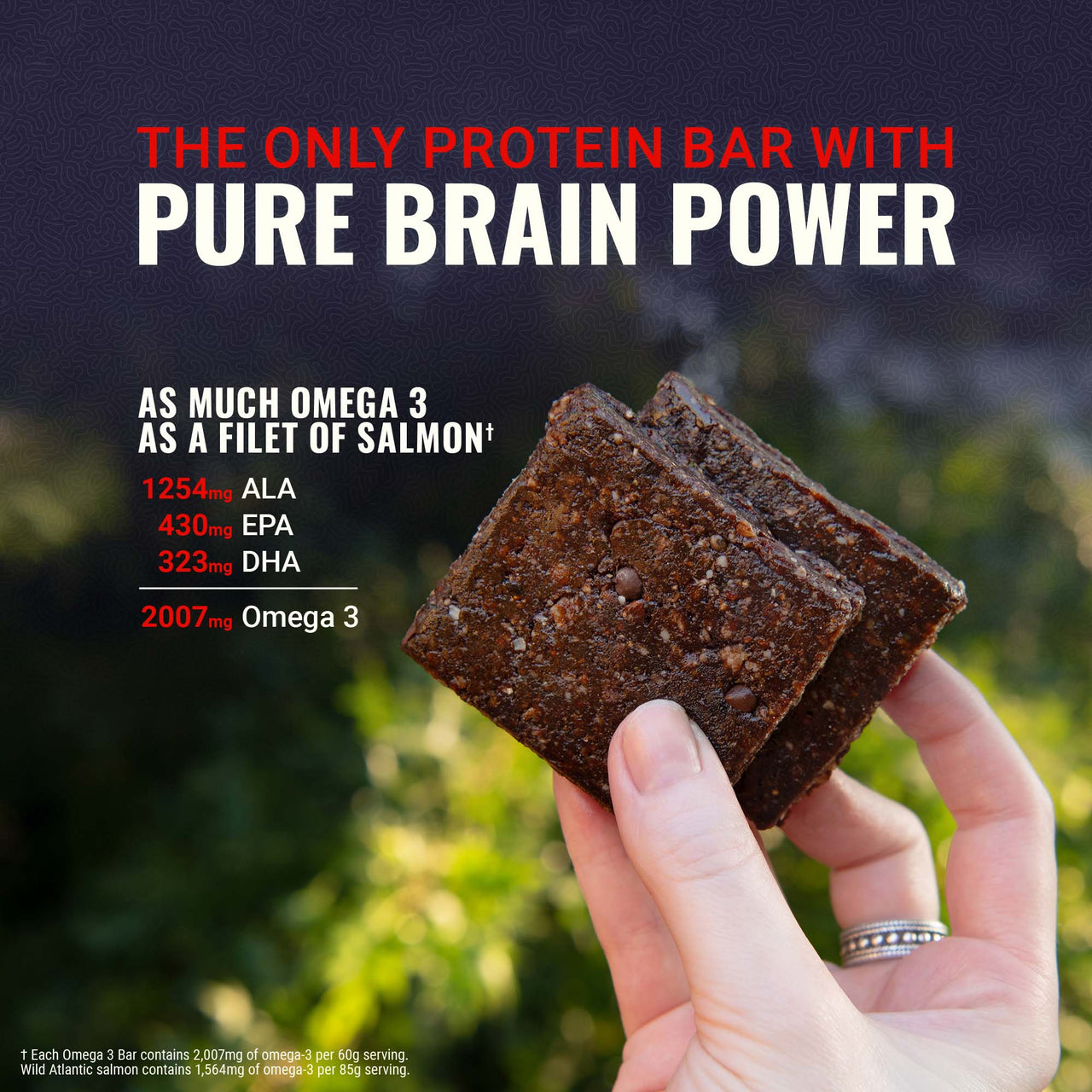 Omega 3 Bar™ - Chocolate Brownie - Box (8 Count)