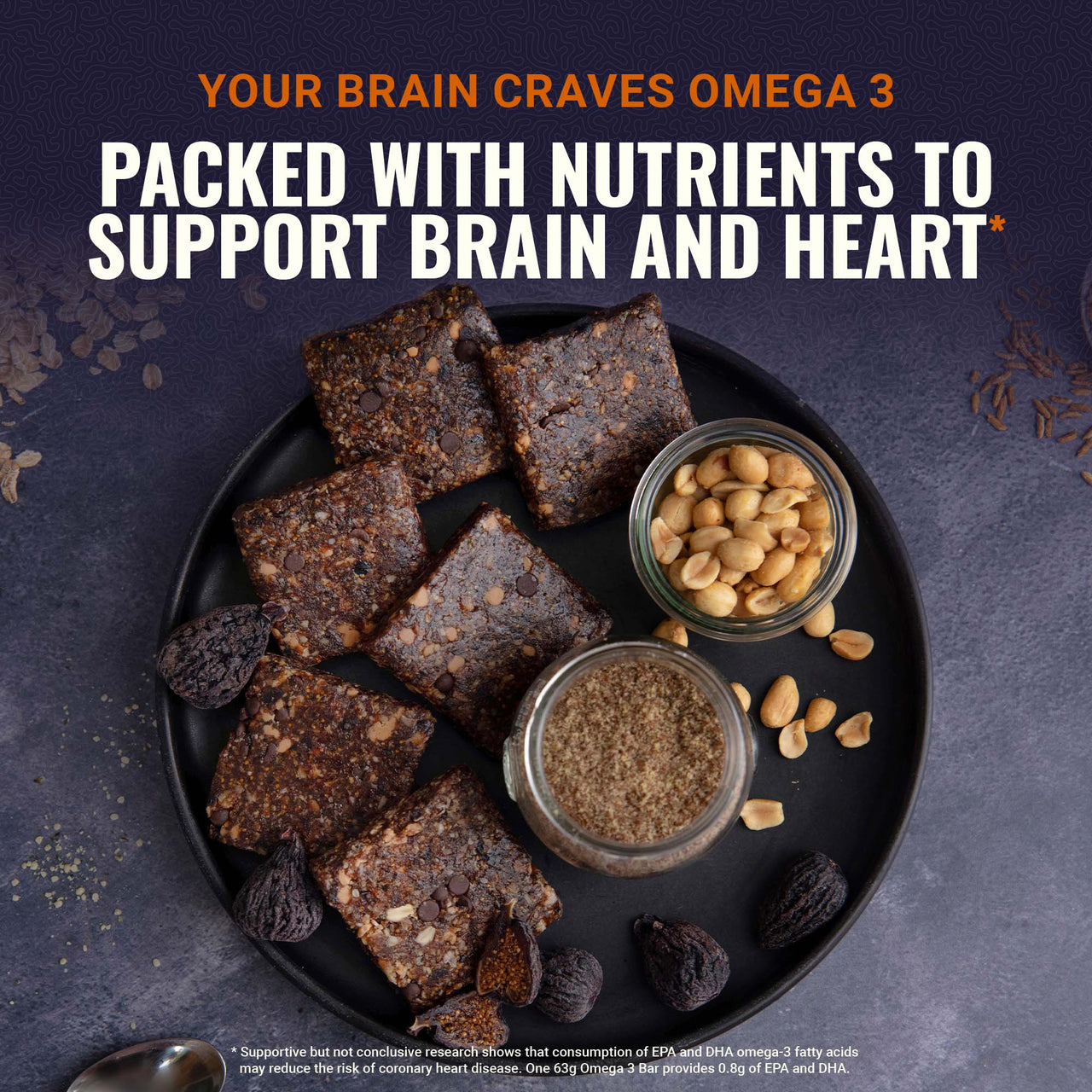 Omega 3 Bar™ - Peanut Butter Chip - Box (8 Count)