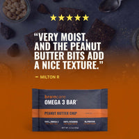 Thumbnail for Omega 3 Bar™ - Peanut Butter Chip - Box (8 Count)