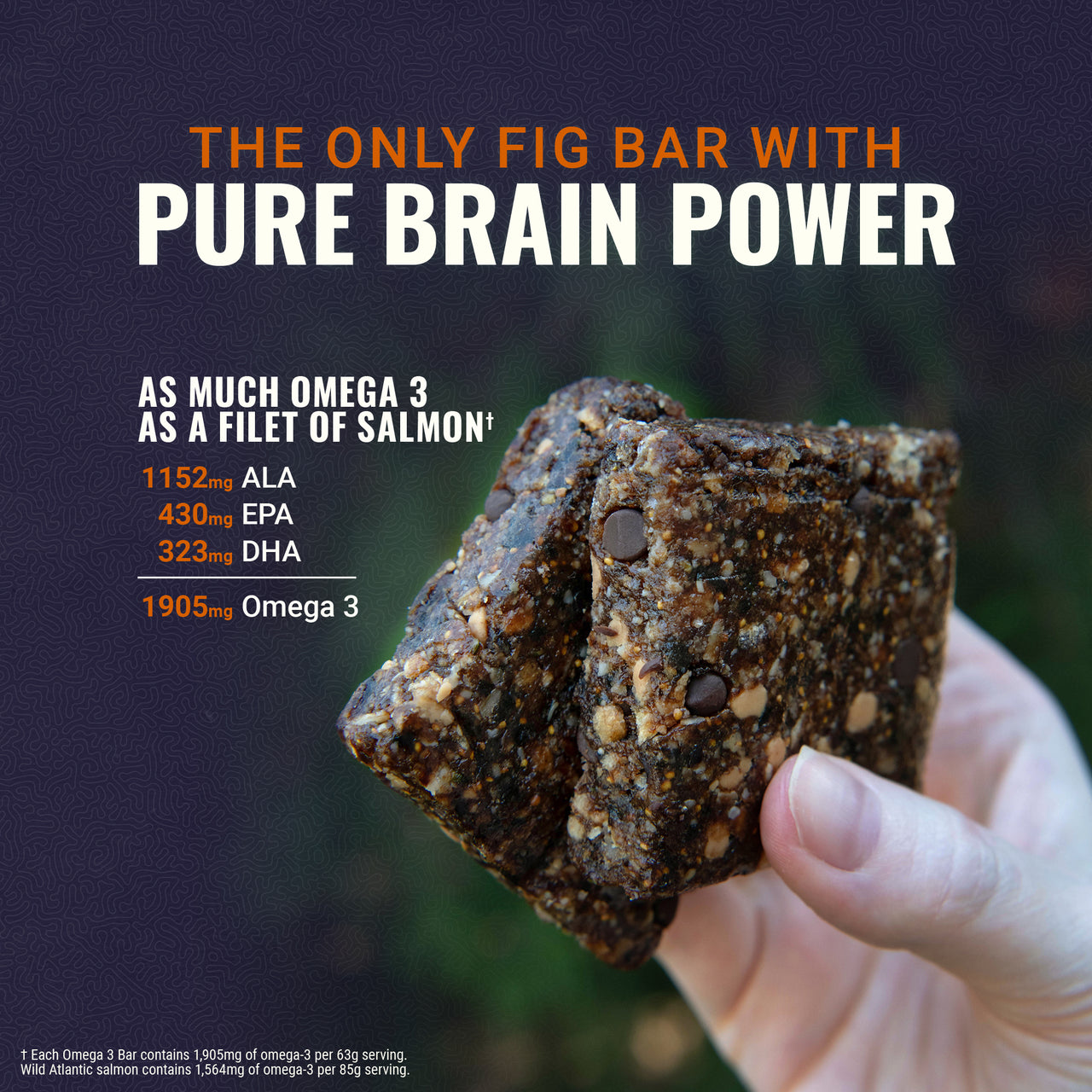 Omega 3 Bar™ - Peanut Butter Chip - Box (8 Count)